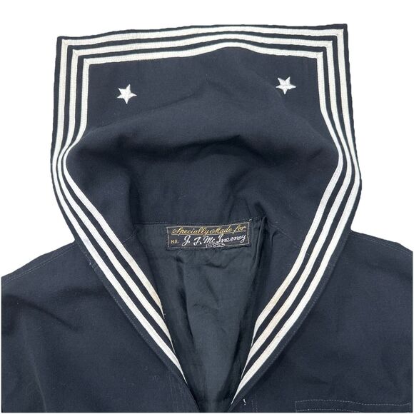 WW2 1940s US Navy USS PROTEUS Uniform Shirt Submarine Torpedoman First Class - Picture 4 of 7